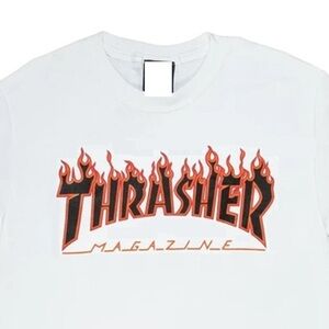 Thrasher Flame T-Shirt White